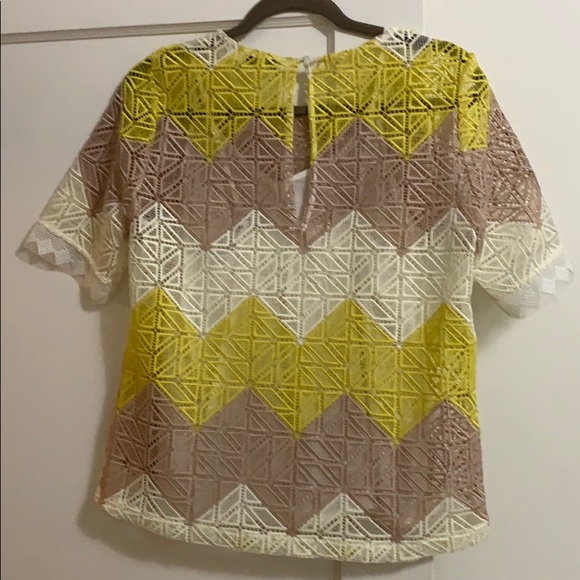 Suncoo lace-like 3-colour blouse - Picture 2 of 2